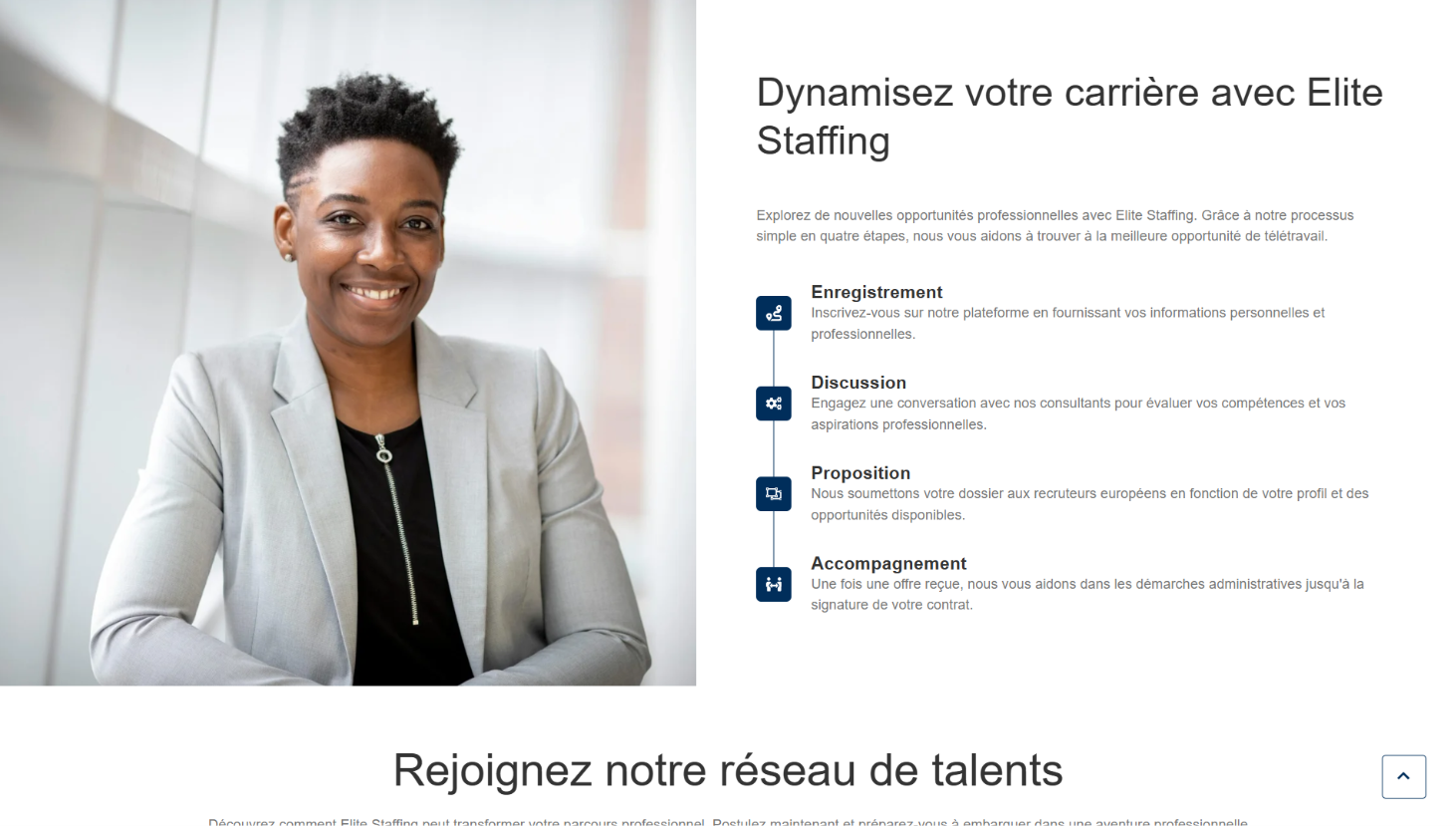 Elitestaffing - Homepage Maroc