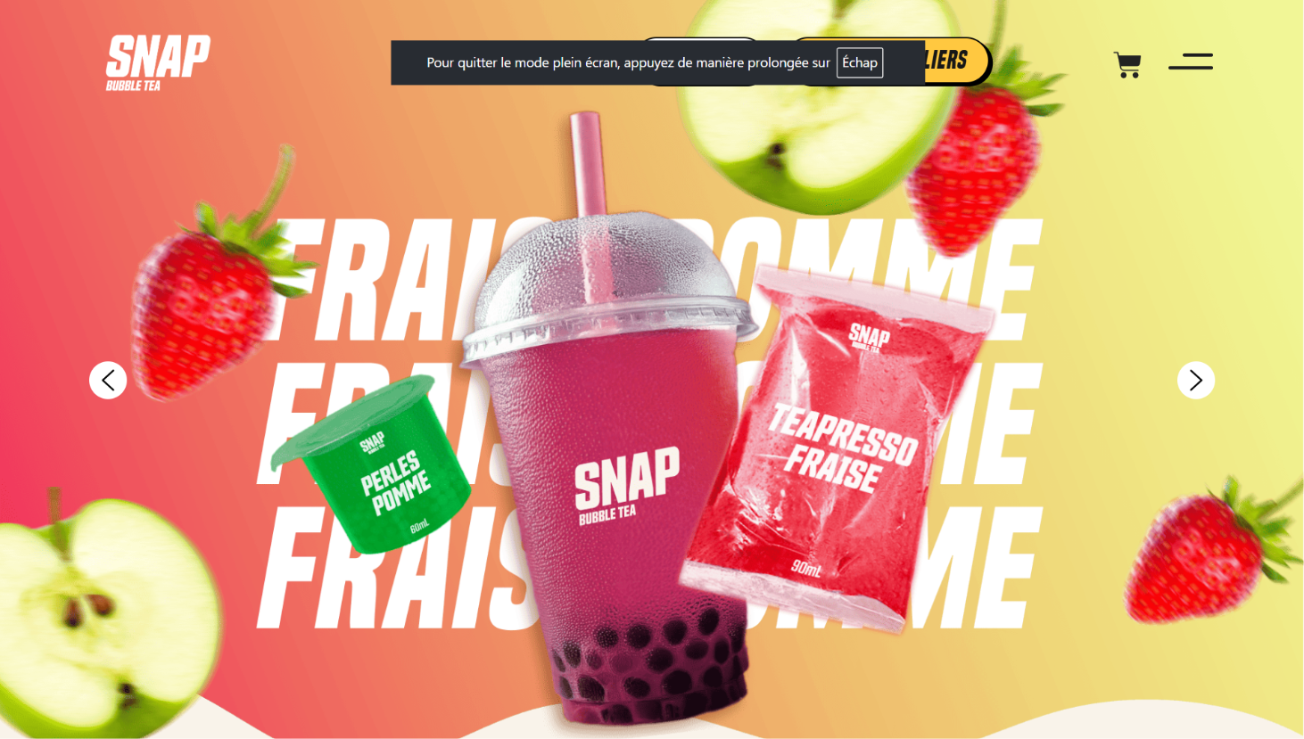Snap Bubble Tea - La marque